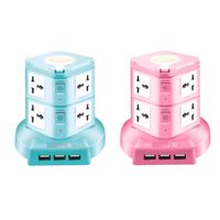 ReLife RL-313A 4in1 Multifunction Safety Socket 8 Jack USB Fast Charging Port