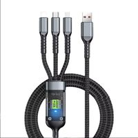 100W 3 In 1 Fast Charging Cable